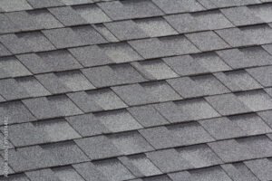 grey and black roof shingles